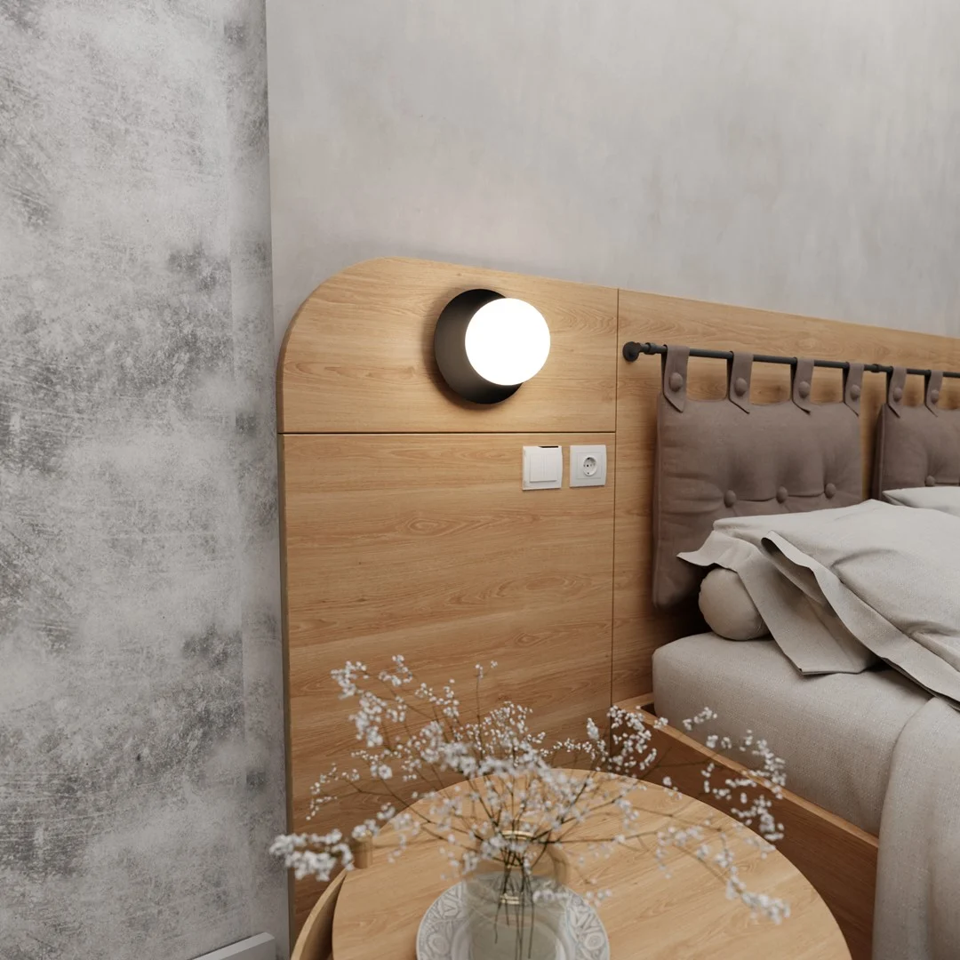 Wandlamp Breidor Zwart Ø15 cm - Afbeelding 3