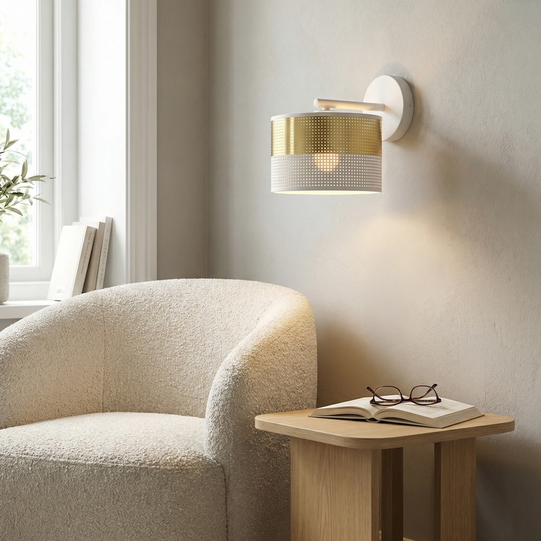 Wandlamp Sterri Wit Ø20 cm - Afbeelding 3