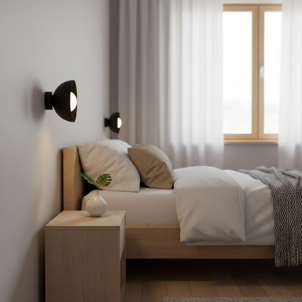 Wandlamp Burgos Zwart Ø10 cm - Afbeelding 4