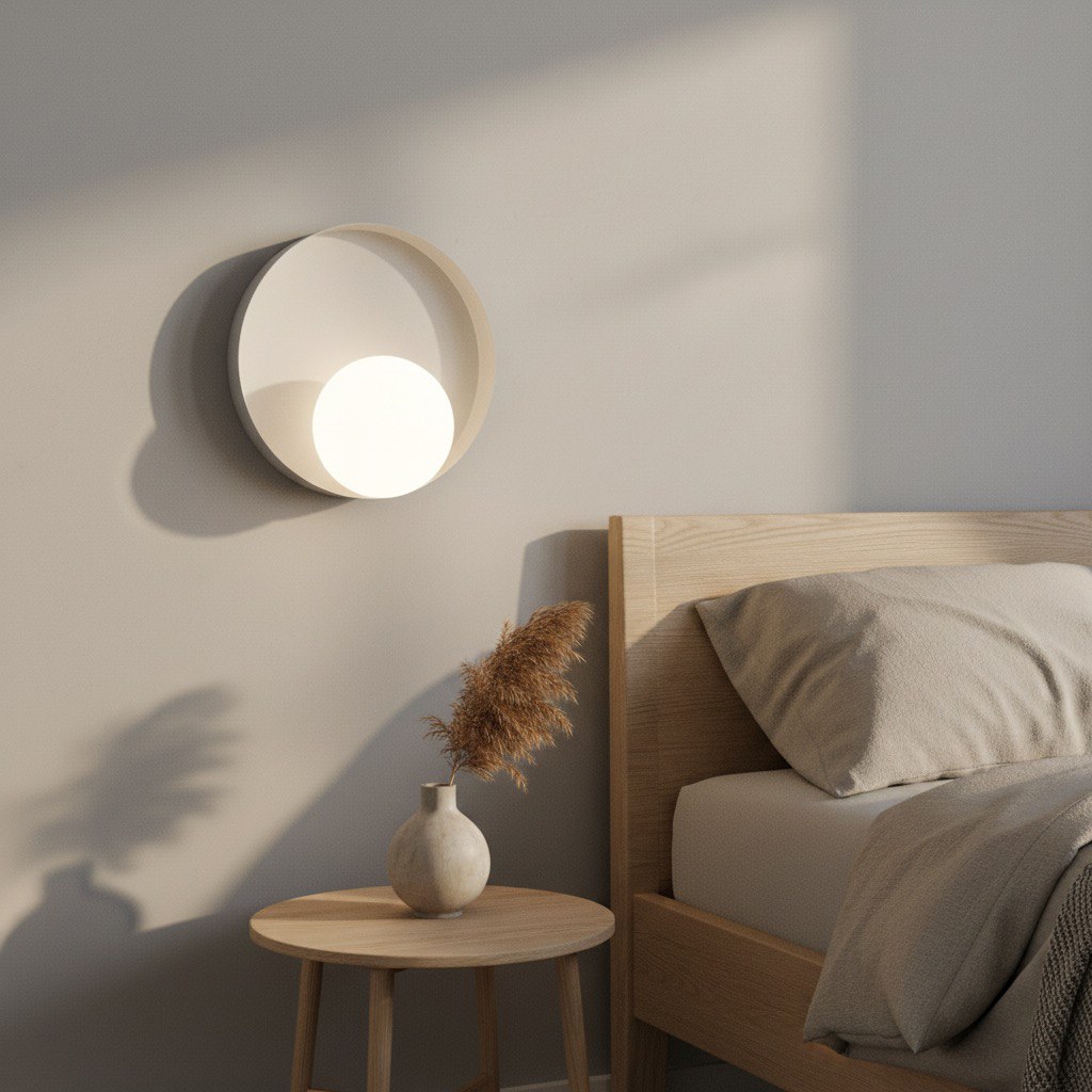 Wandlamp Peermum Wit Ø10 cm - Afbeelding 4