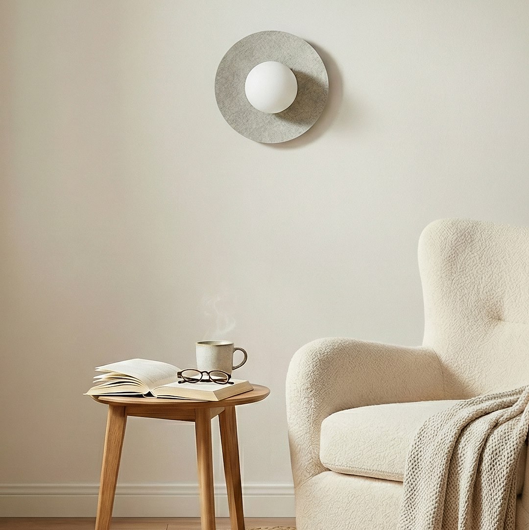 Wandlamp Haalvone Grijs - Afbeelding 4