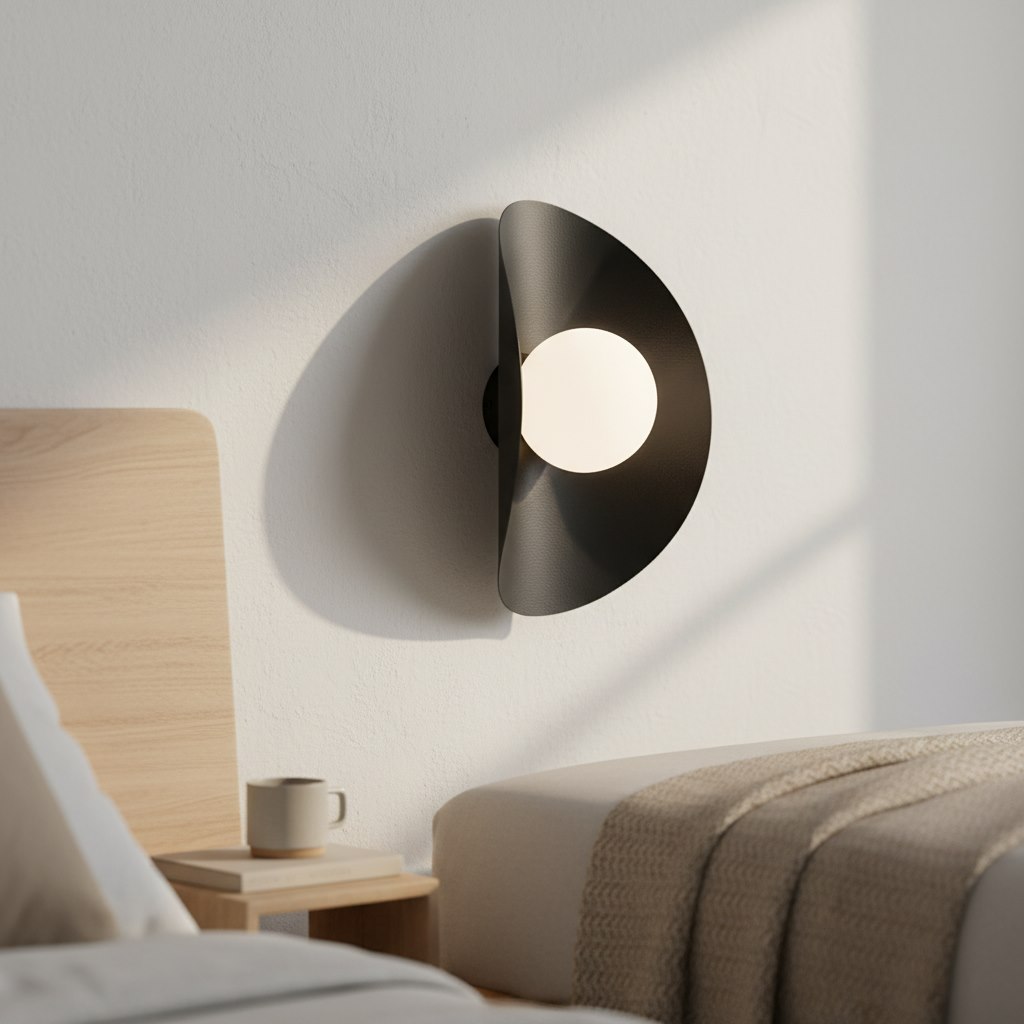 Wandlamp Murroro Zwart Ø10 cm - Afbeelding 4