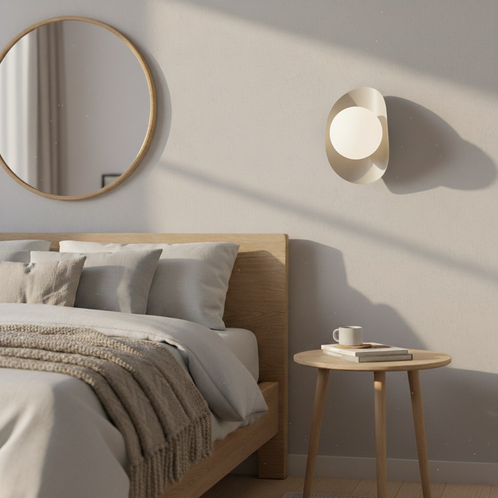 Wandlamp Calond Wit Ø10 cm - Afbeelding 4