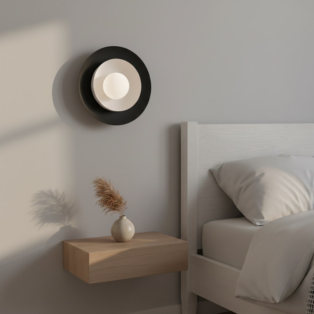 Wandlamp Ceellol Zwart Ø10 cm - Afbeelding 4