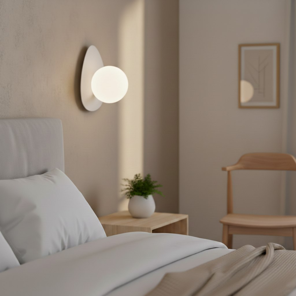 Wandlamp Dibar Wit Ø10 cm - Afbeelding 4