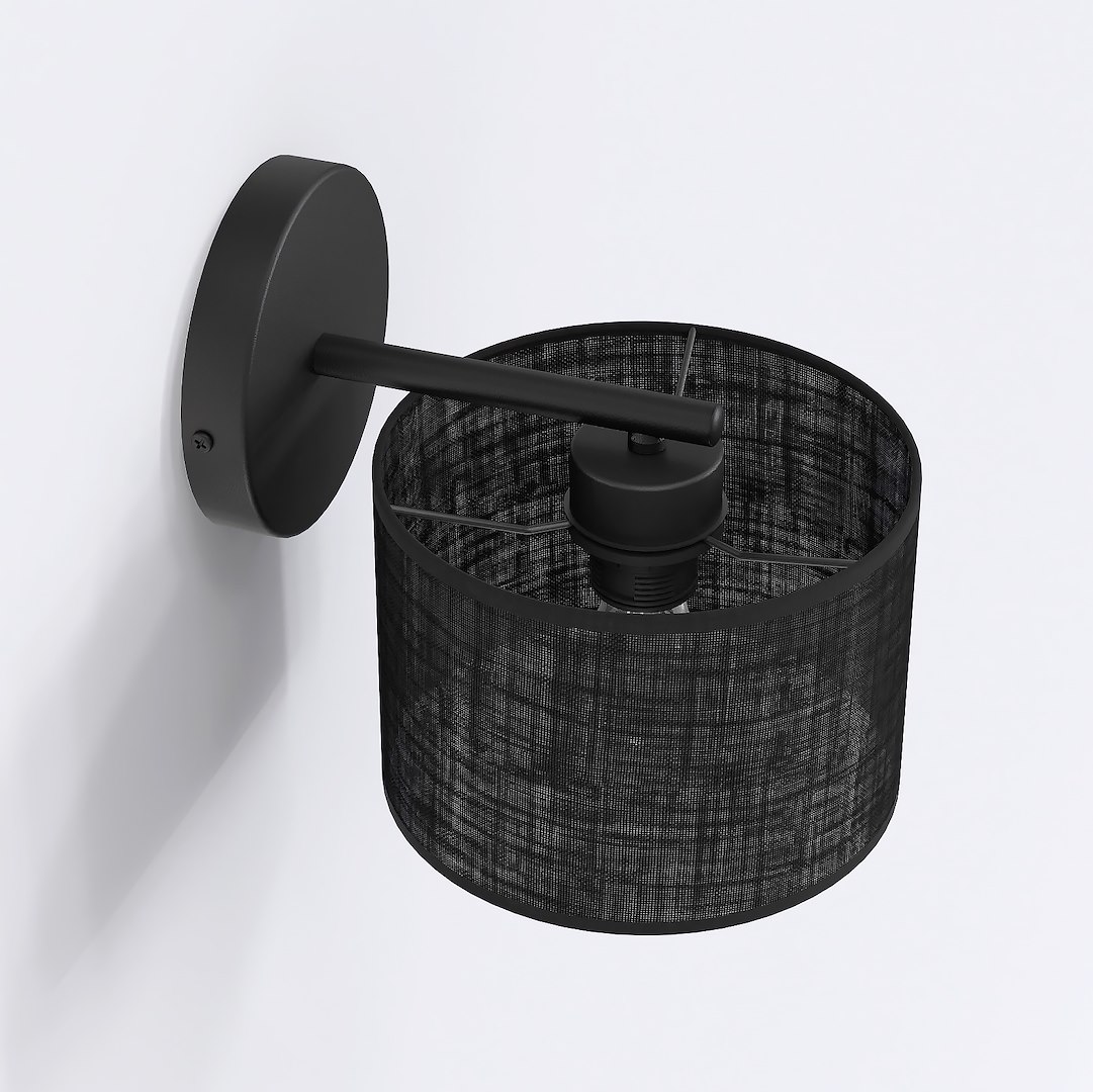 Wandlamp Kloossir Zwart Ø20 cm - Afbeelding 4