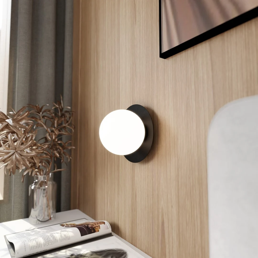 Wandlamp Peskis Zwart Ø15 cm - Afbeelding 4