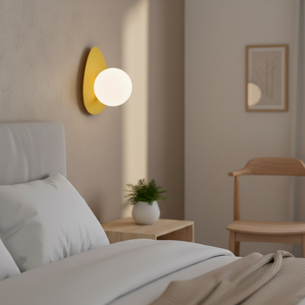 Wandlamp Gildesta Oranje Ø10 cm - Afbeelding 4