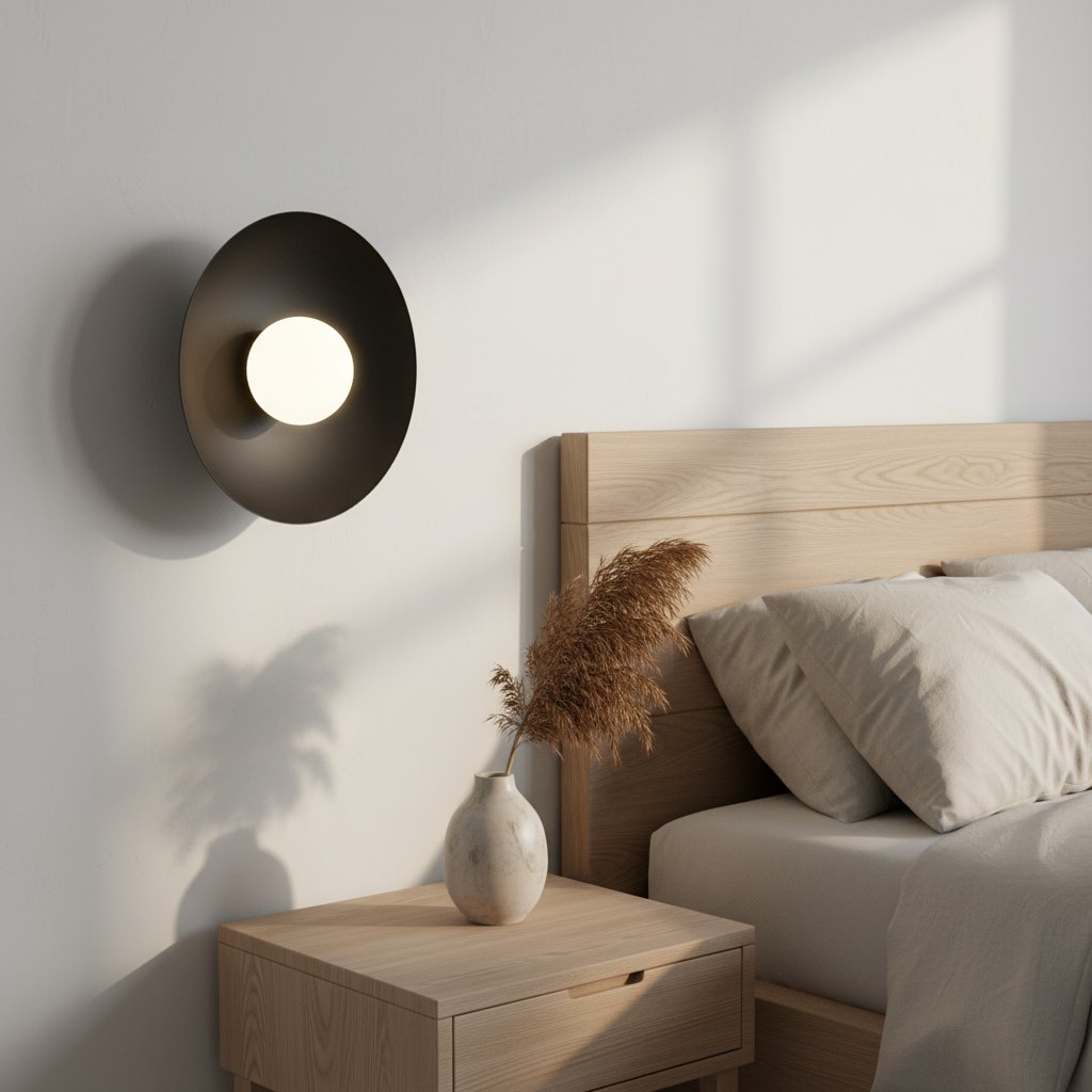 Wandlamp Grernak Zwart Ø10 cm - Afbeelding 4