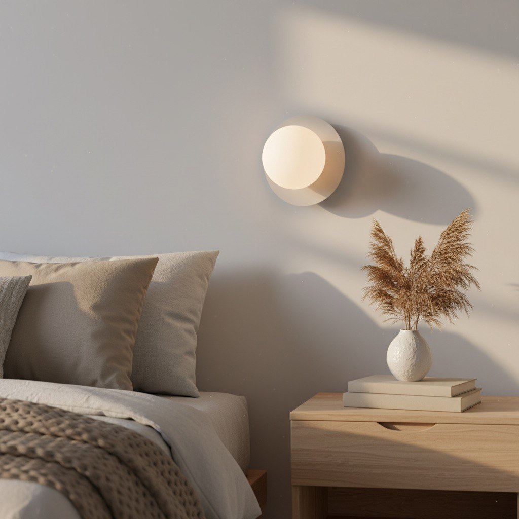 Wandlamp Ceelvo Grijs Ø10 cm - Afbeelding 4
