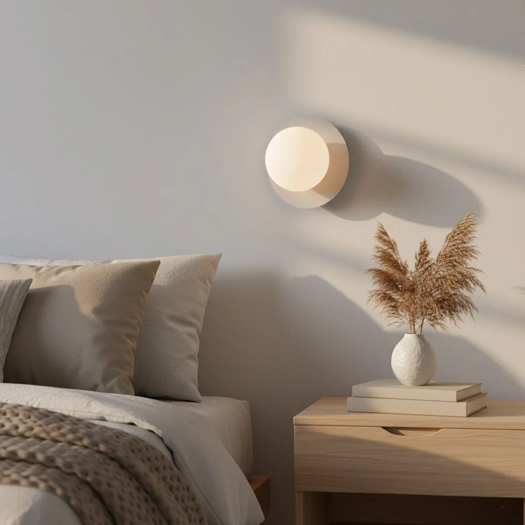 Wandlamp Ceelvo Grijs Ø10 cm - Afbeelding 4