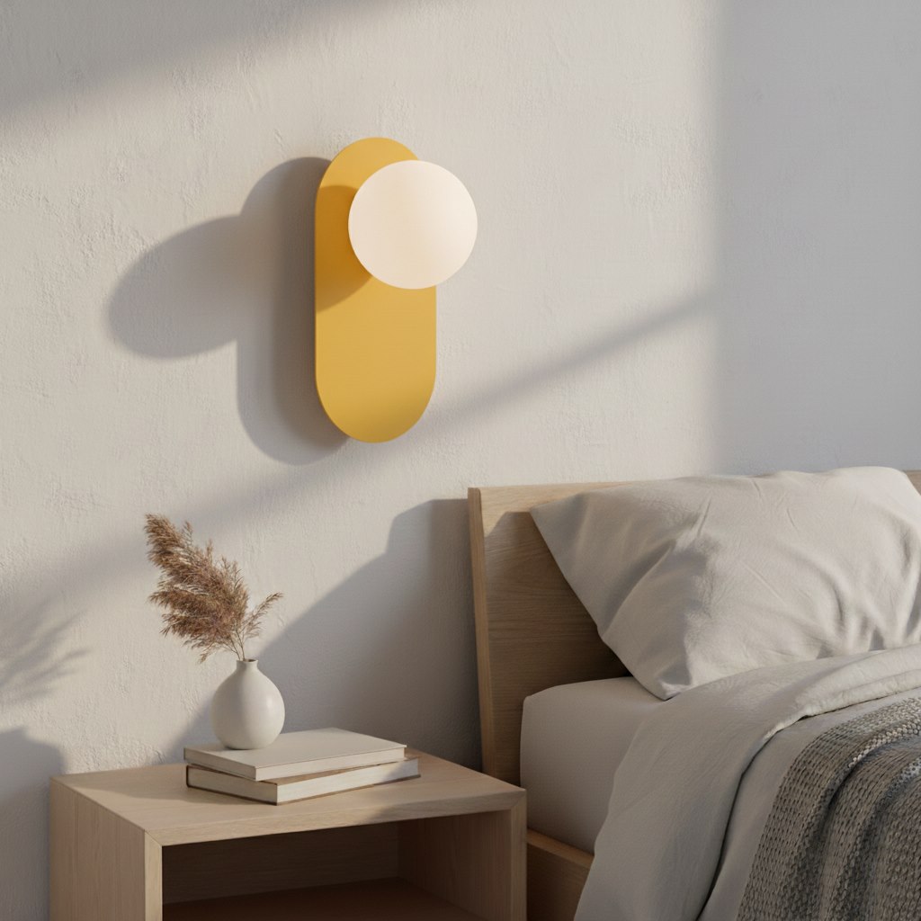 Plafondlamp Gasira Oranje Ø10 cm - Afbeelding 4