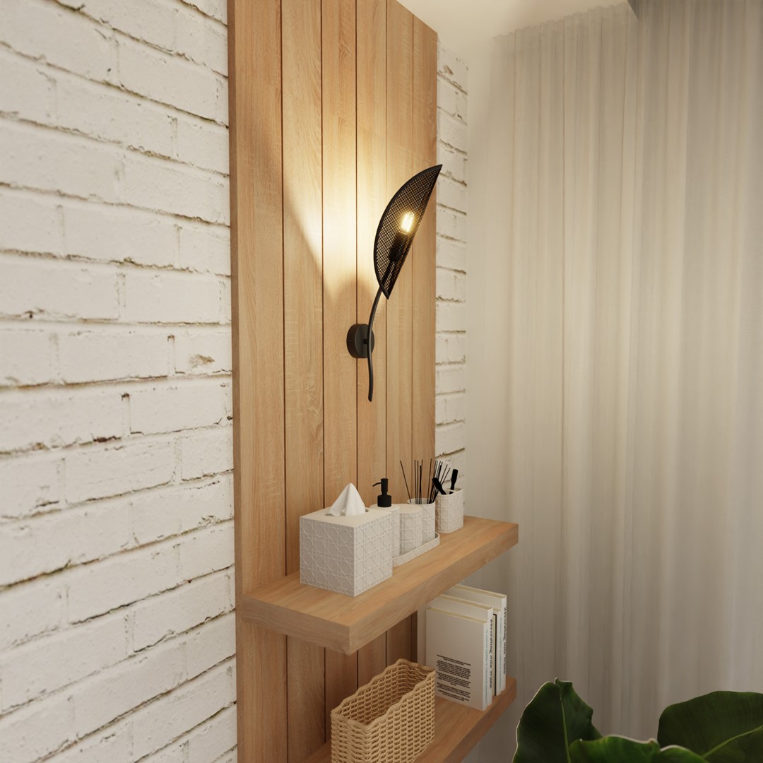 Wandlamp Kurmine Zwart Ø12 cm - Afbeelding 4