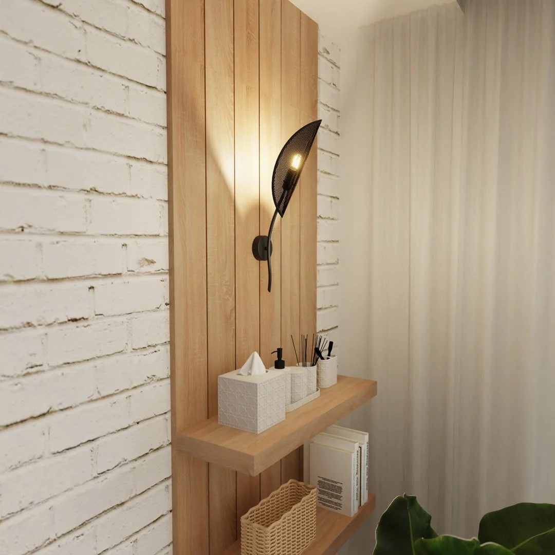 Wandlamp Kurmine Zwart Ø12 cm - Afbeelding 4