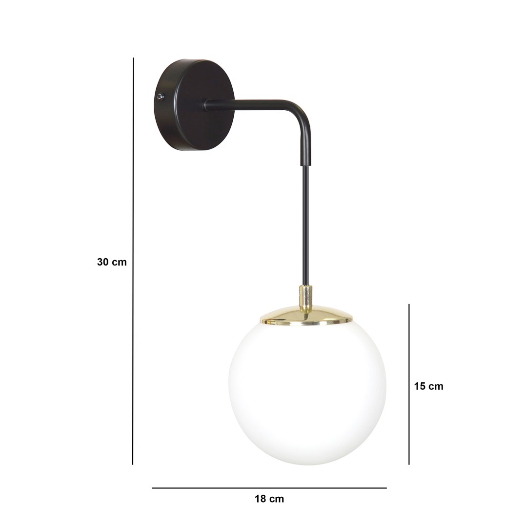 Wandlamp Grauvor Wit Ø15 cm - Afbeelding 4