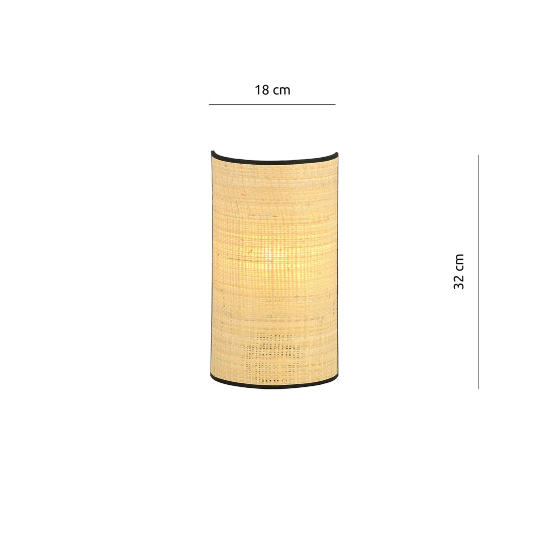Wandlamp Skeival Zwart Ø18 cm - Afbeelding 4