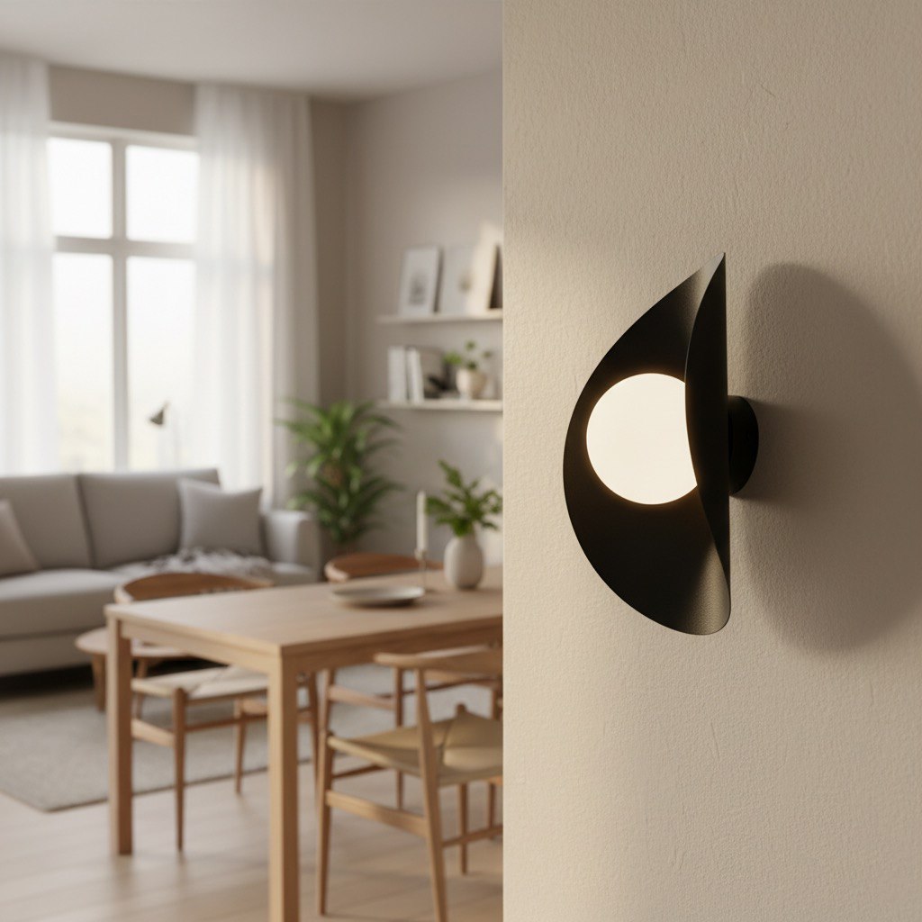 Wandlamp Murroro Zwart Ø10 cm - Afbeelding 5