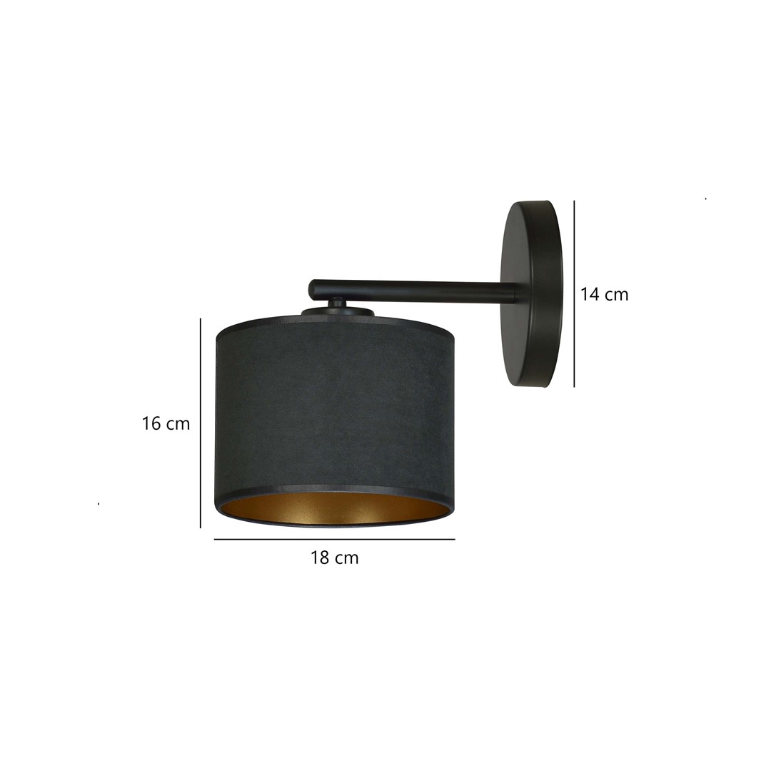 Wandlamp Jeedis Zwart Ø20 cm - Afbeelding 5