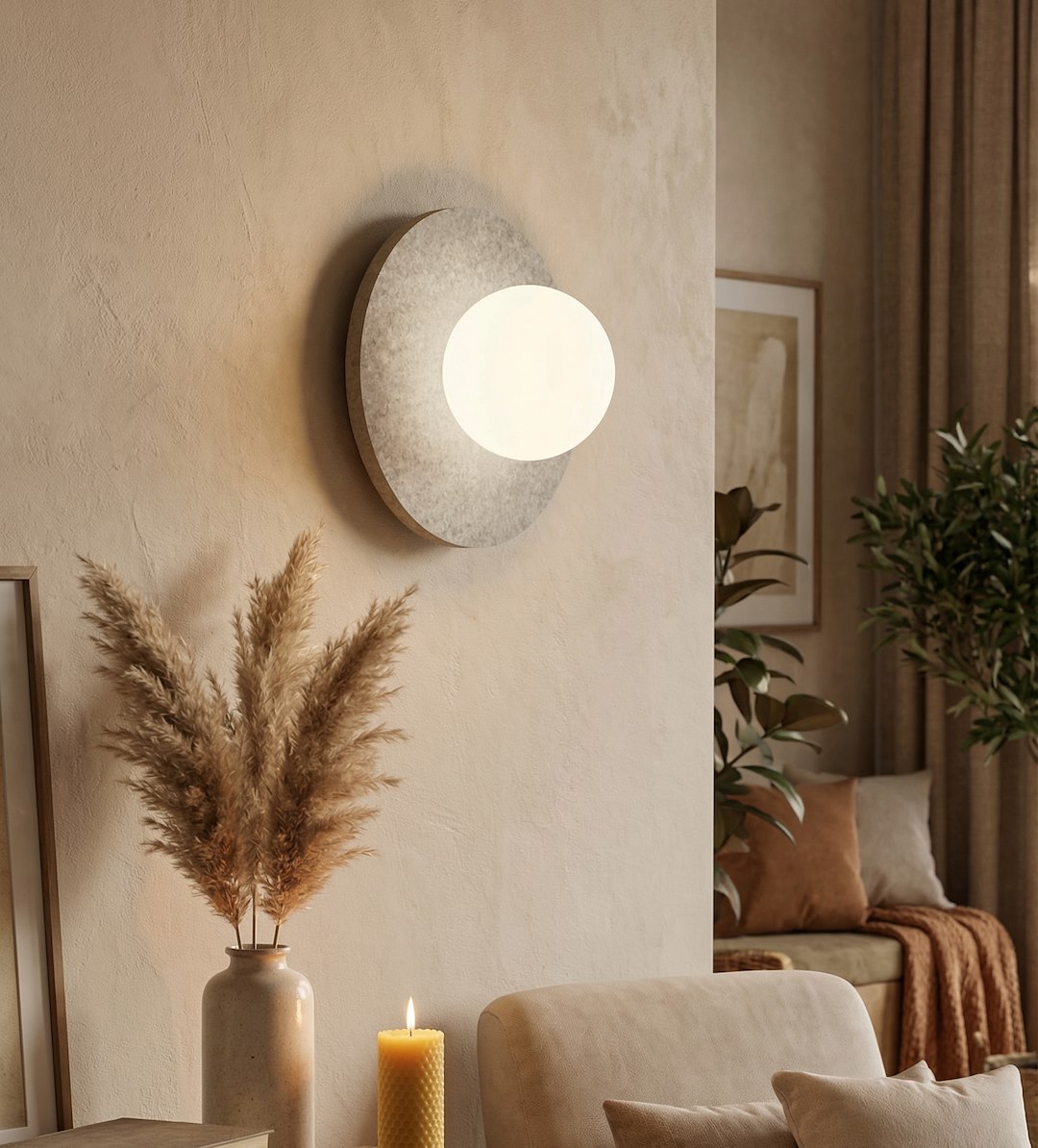 Wandlamp Haalvone Grijs - Afbeelding 6