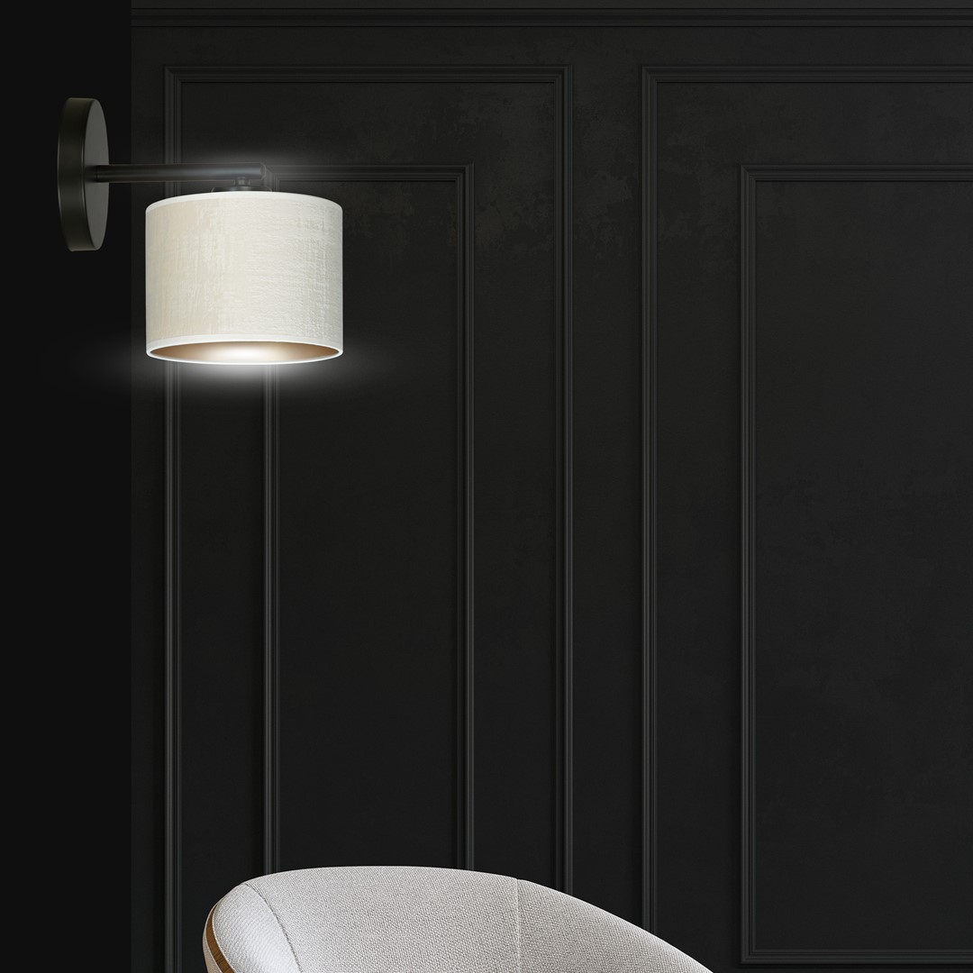 Wandlamp Baullor Zwart Ø20 cm - Afbeelding 7