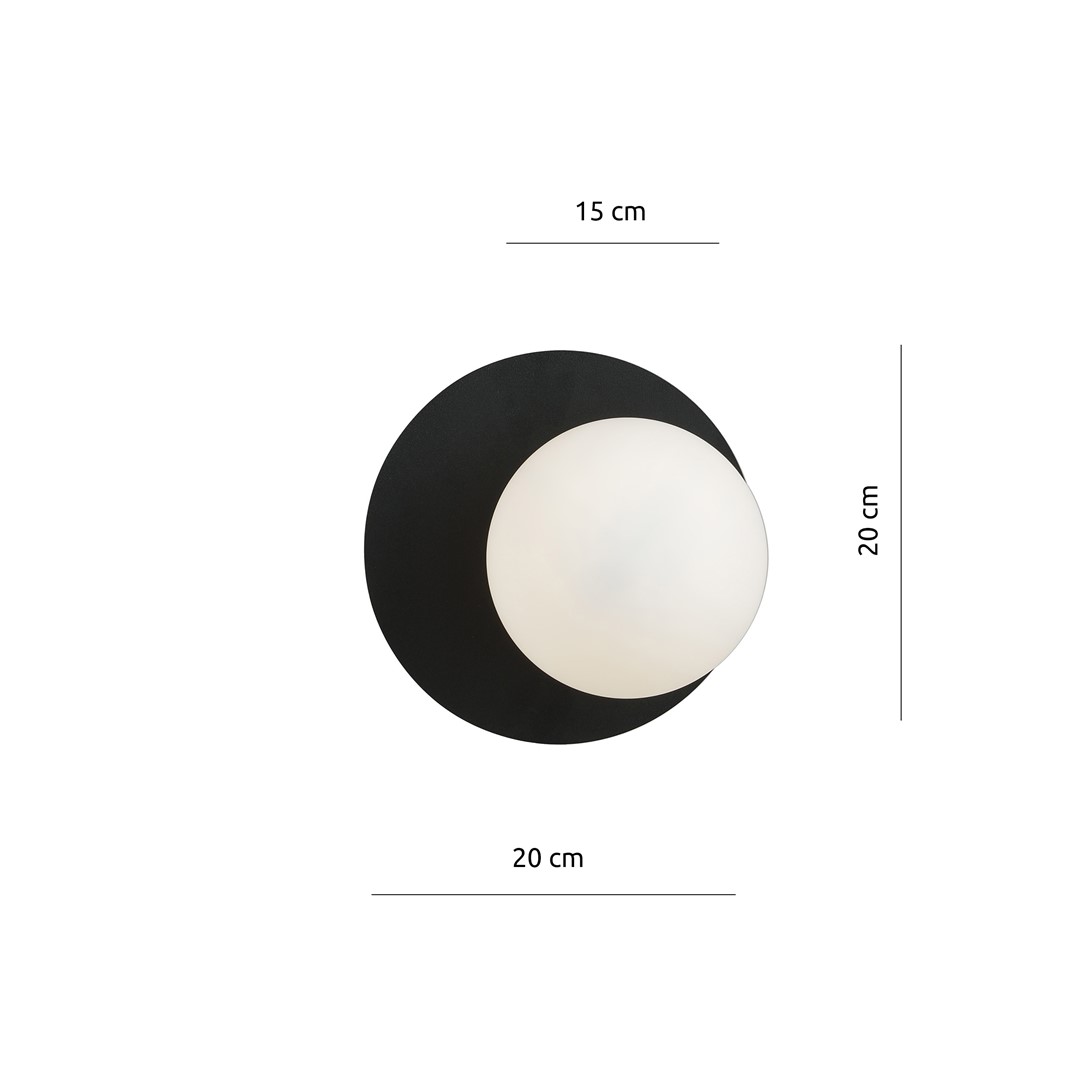 Wandlamp Peskis Zwart Ø15 cm - Afbeelding 7