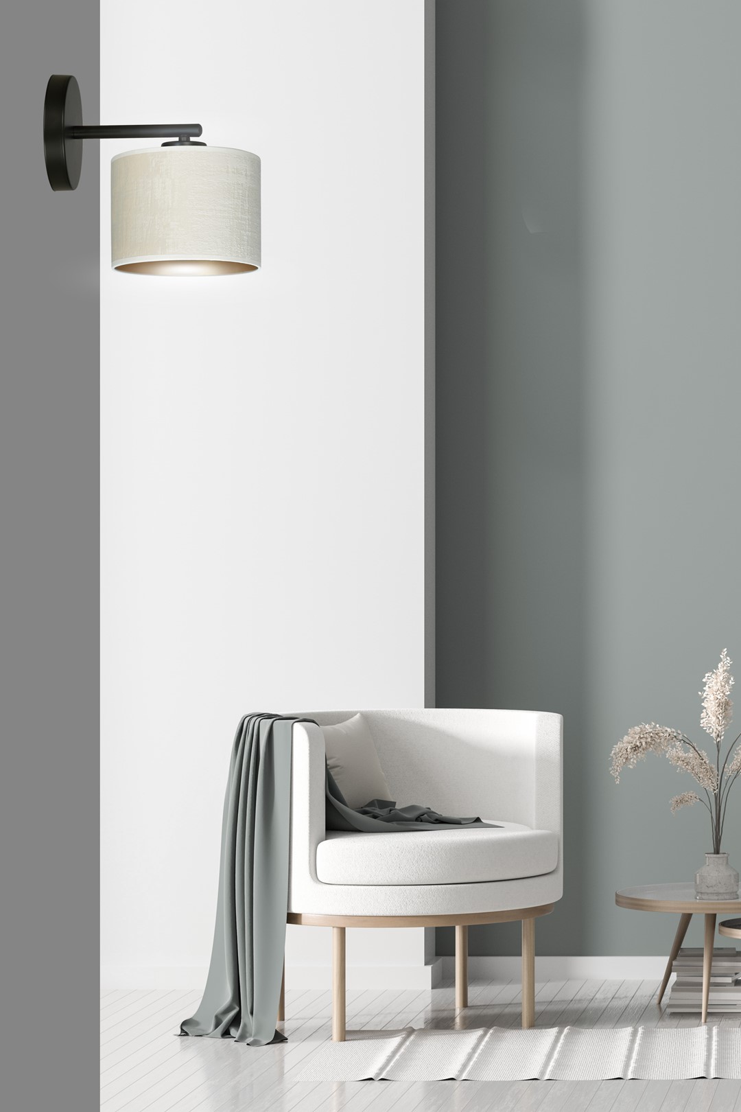 Wandlamp Baullor Zwart Ø20 cm - Afbeelding 8