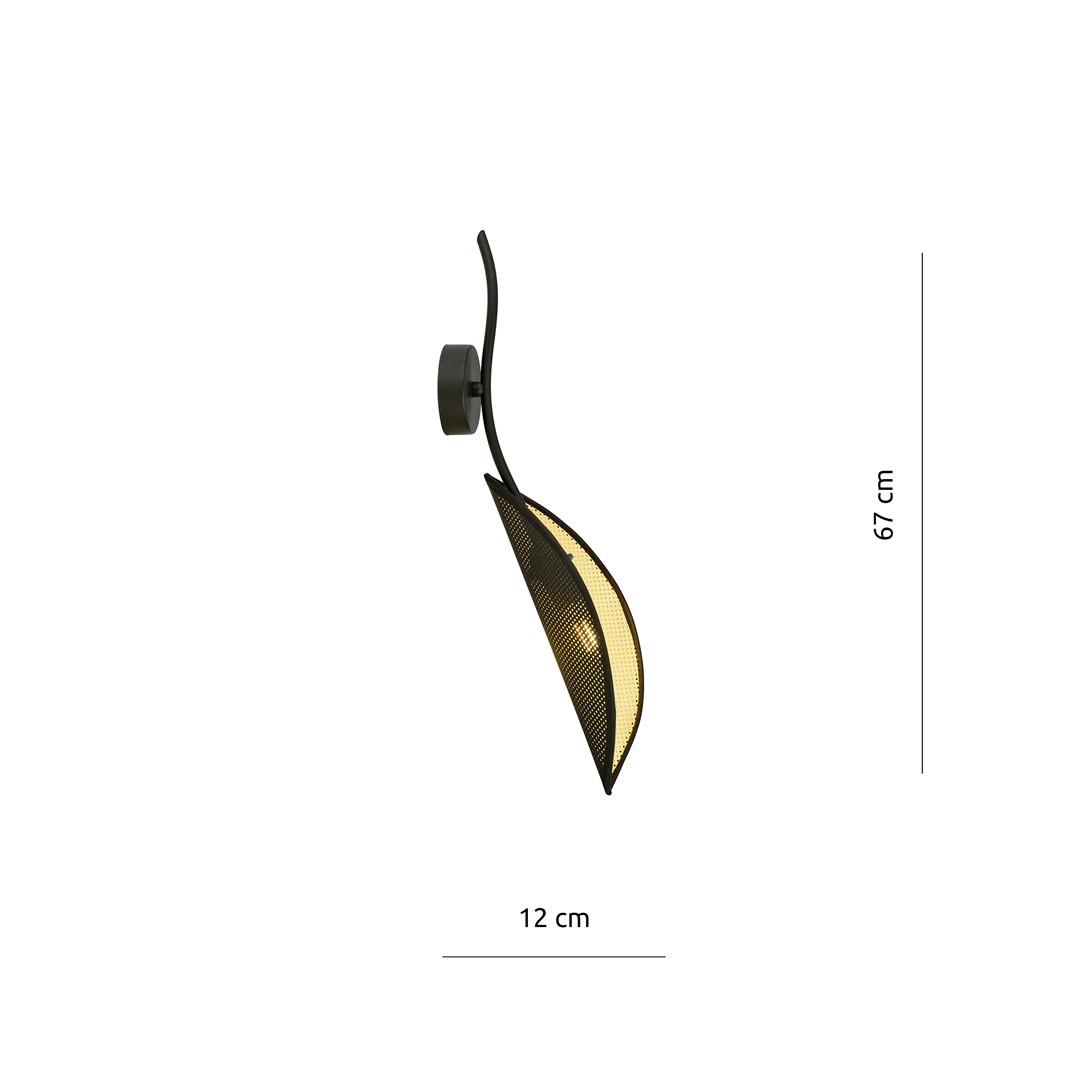 Wandlamp Kurmine Zwart Ø12 cm - Afbeelding 8