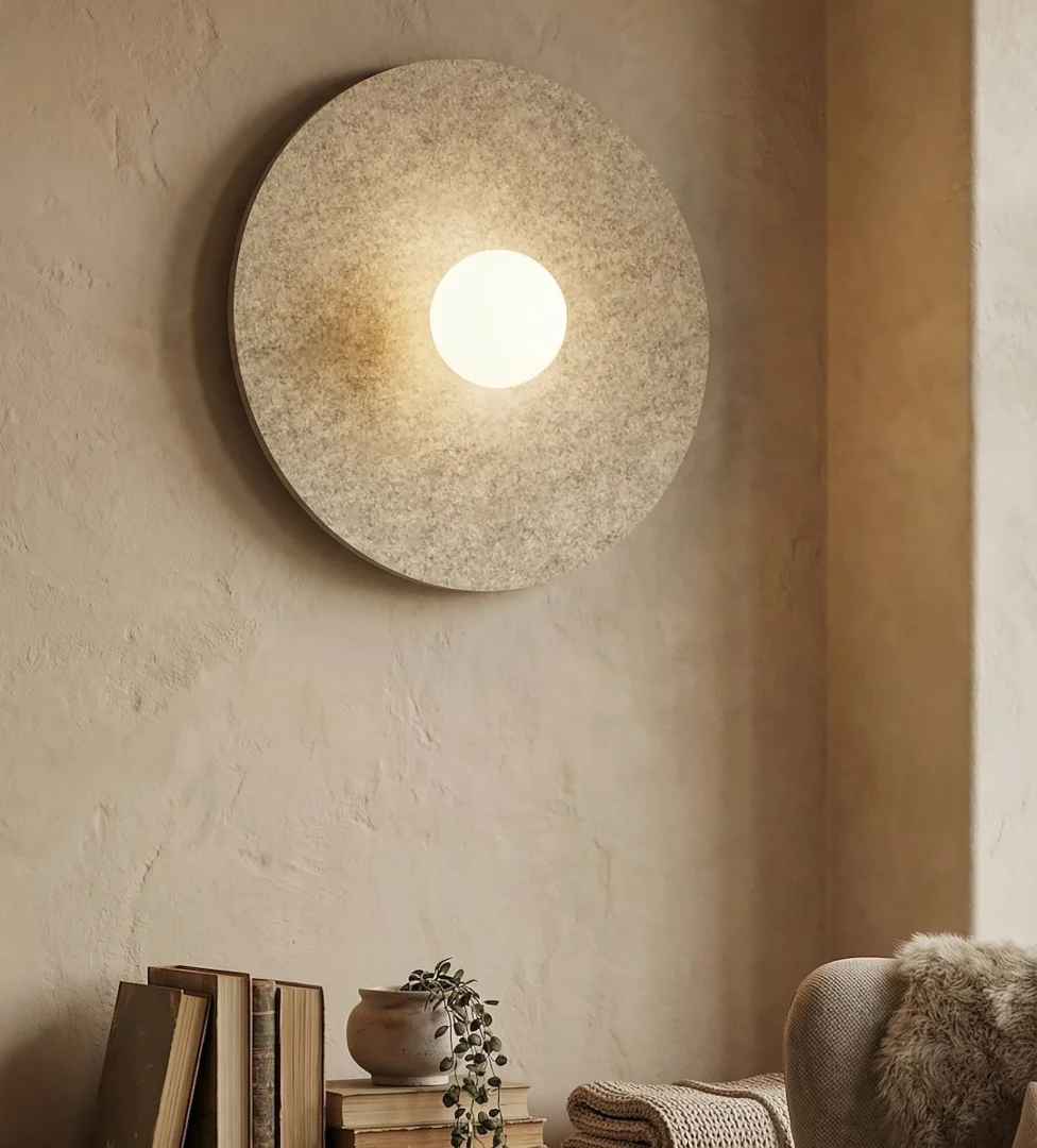 Wandlamp Greemmund Beige - Afbeelding 3