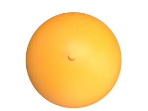 Wandlamp Teenu Oranje Ø18 cm