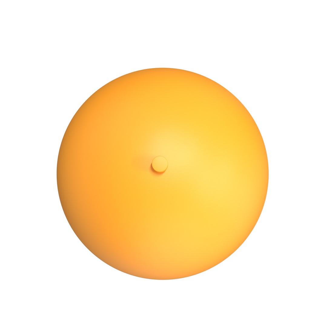 Teenu oranje wandlamp Ø18 cm van gepoedercoat staal, ronde Scandinavische vorm met warm sfeervol karakter