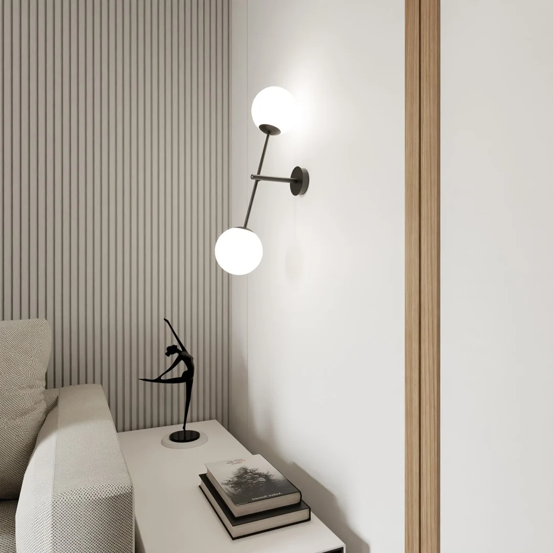 Wandlamp Caaltone Zwart Ø15 cm - Afbeelding 2