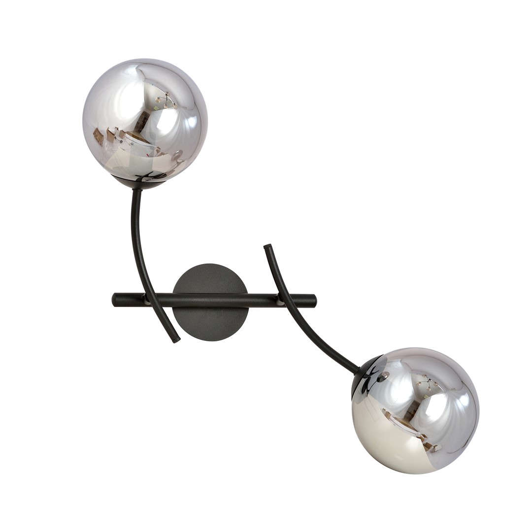 Wandlamp Skaavu Zwart Ø14 cm - Afbeelding 2