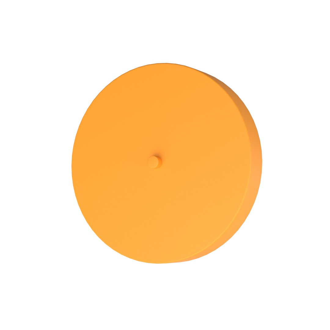 Wandlamp Hery Oranje Ø20 cm - Afbeelding 2
