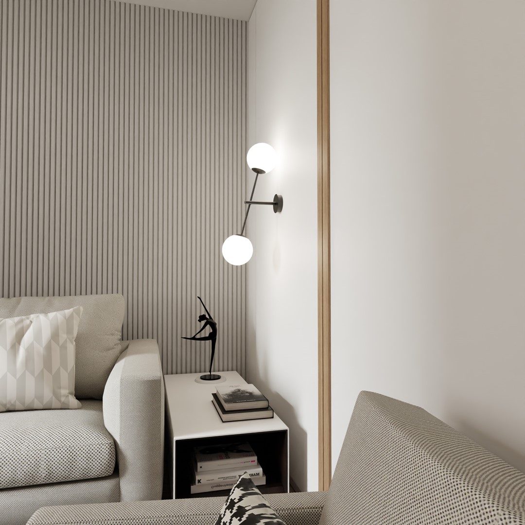 Wandlamp Caaltone Zwart Ø15 cm - Afbeelding 3
