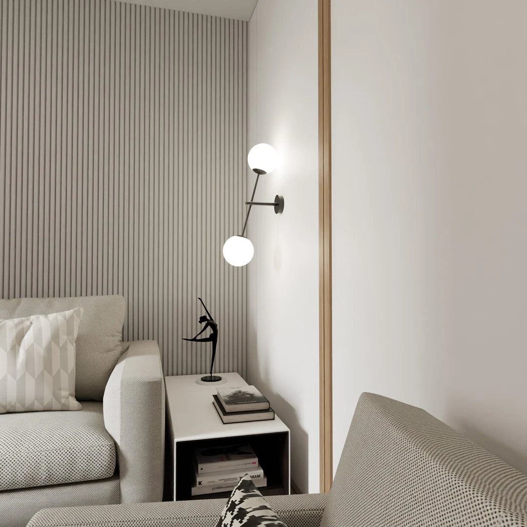 Wandlamp Caaltone Zwart Ø15 cm - Afbeelding 3