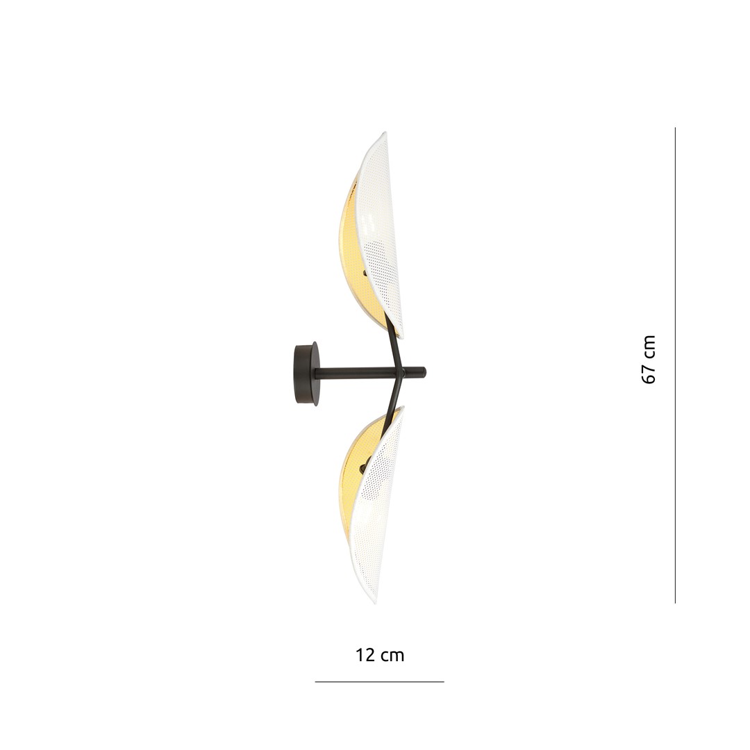 Wandlamp Zoltena Zwart Ø12 cm - Afbeelding 3