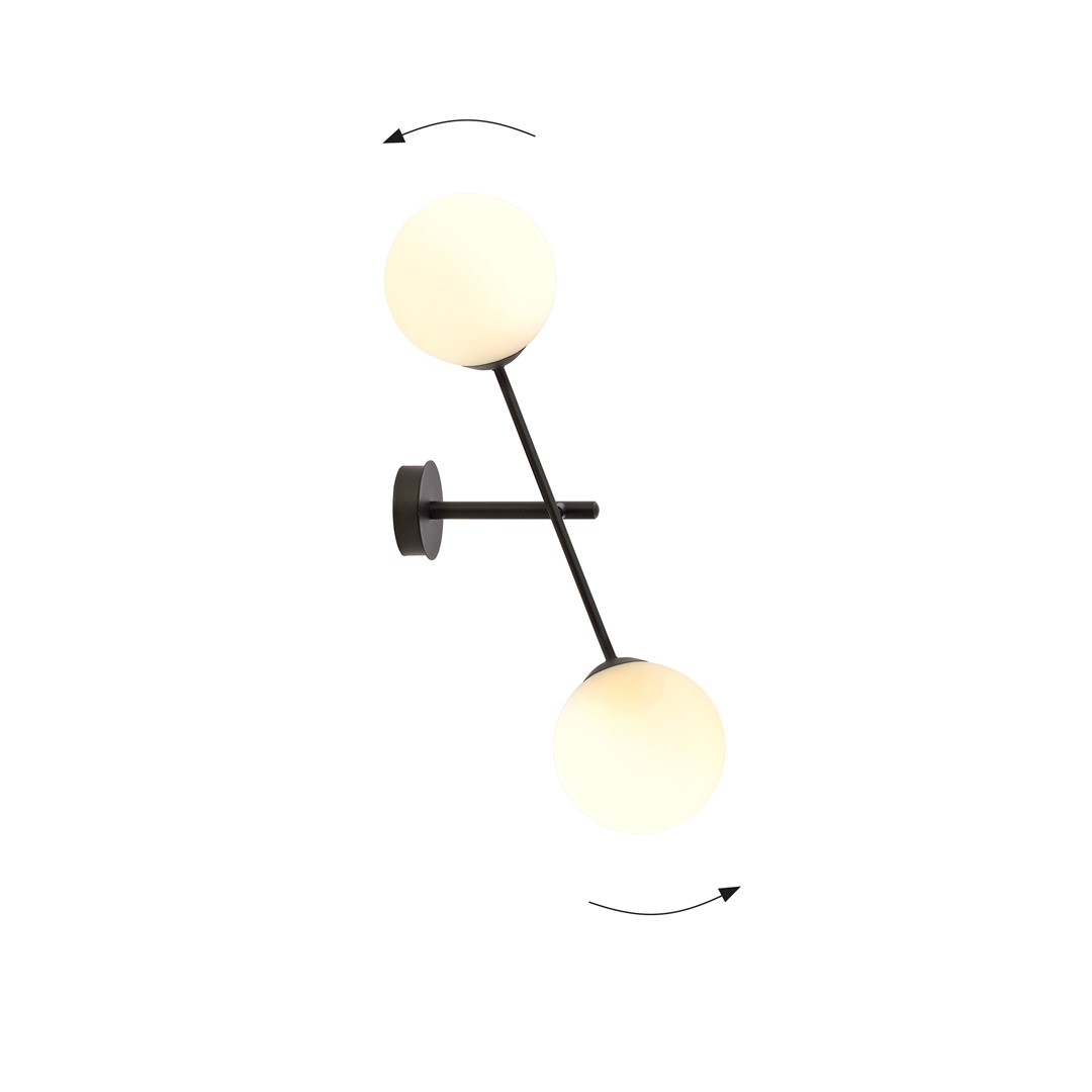 Wandlamp Caaltone Zwart Ø15 cm - Afbeelding 4