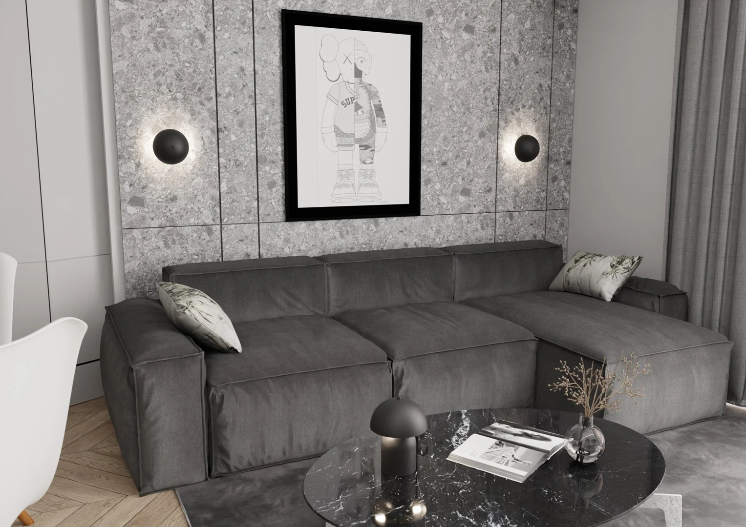 Wandlamp Soonsir Zwart Ø18 cm - Afbeelding 4