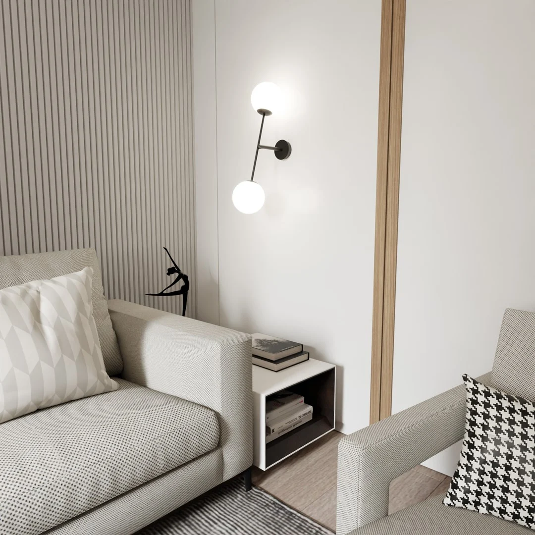 Wandlamp Caaltone Zwart Ø15 cm - Afbeelding 5