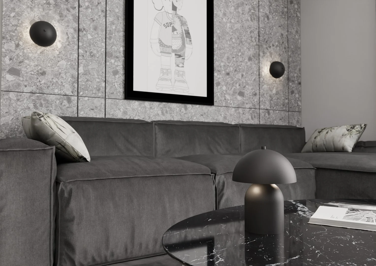Wandlamp Soonsir Zwart Ø18 cm - Afbeelding 5