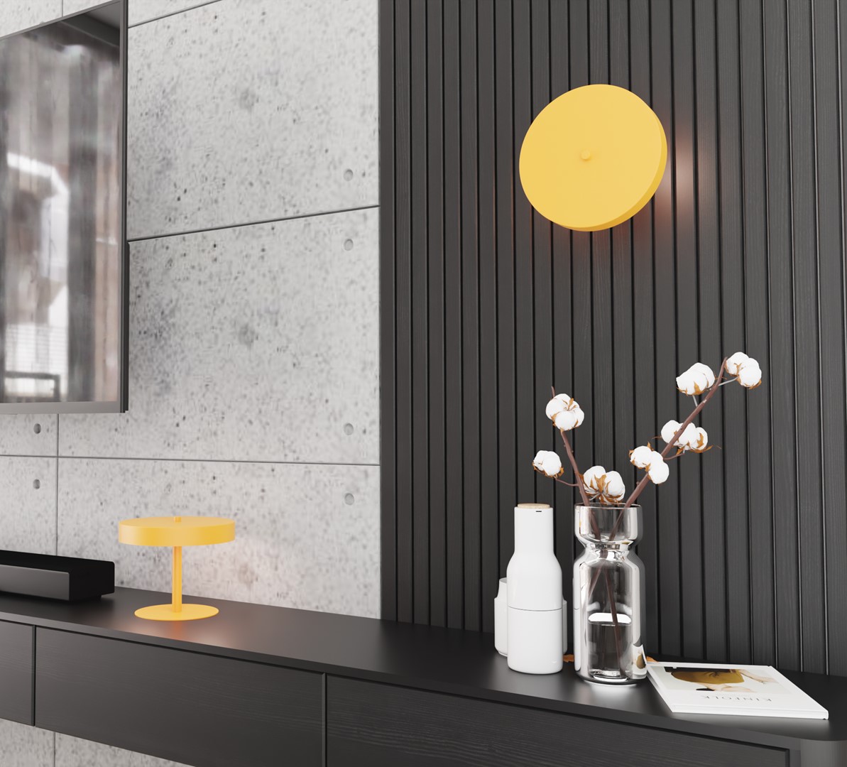 Wandlamp Hery Oranje Ø20 cm - Afbeelding 5