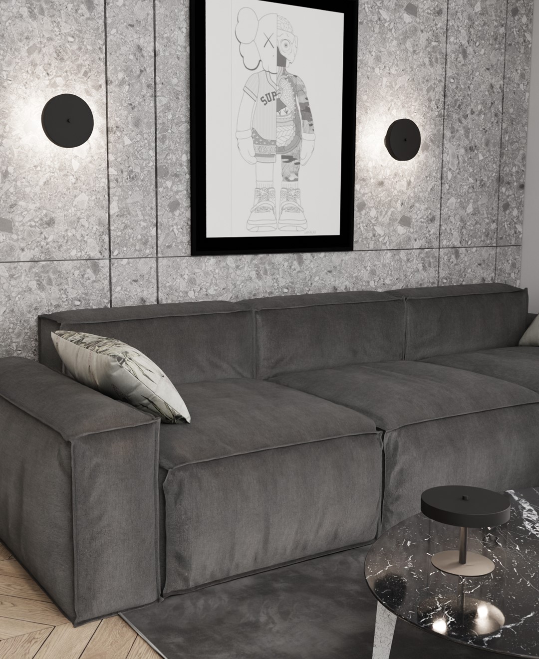Wandlamp Gautella Zwart Ø20 cm - Afbeelding 6