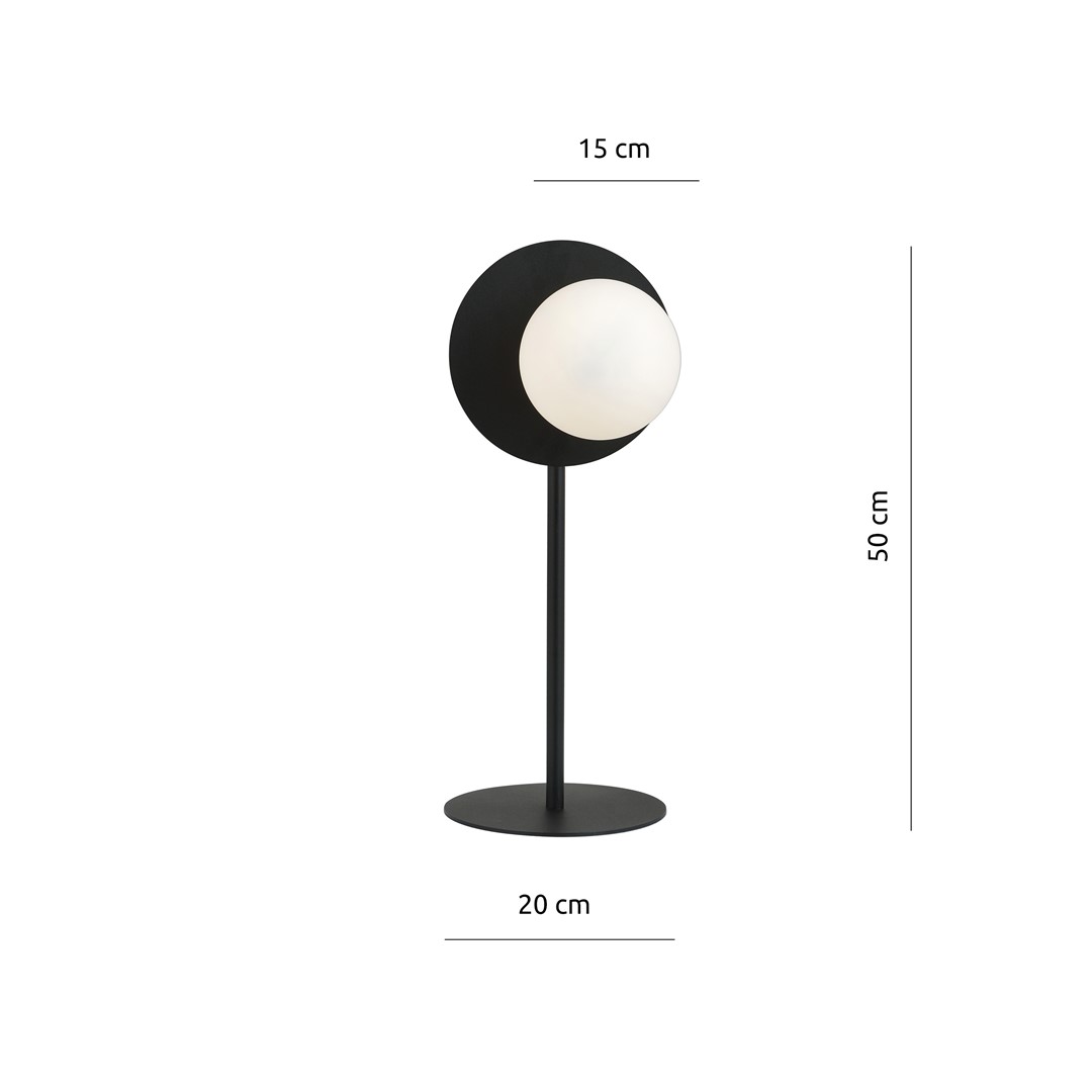 Tafellamp Kloonsand Zwart Ø15 cm - Afbeelding 4
