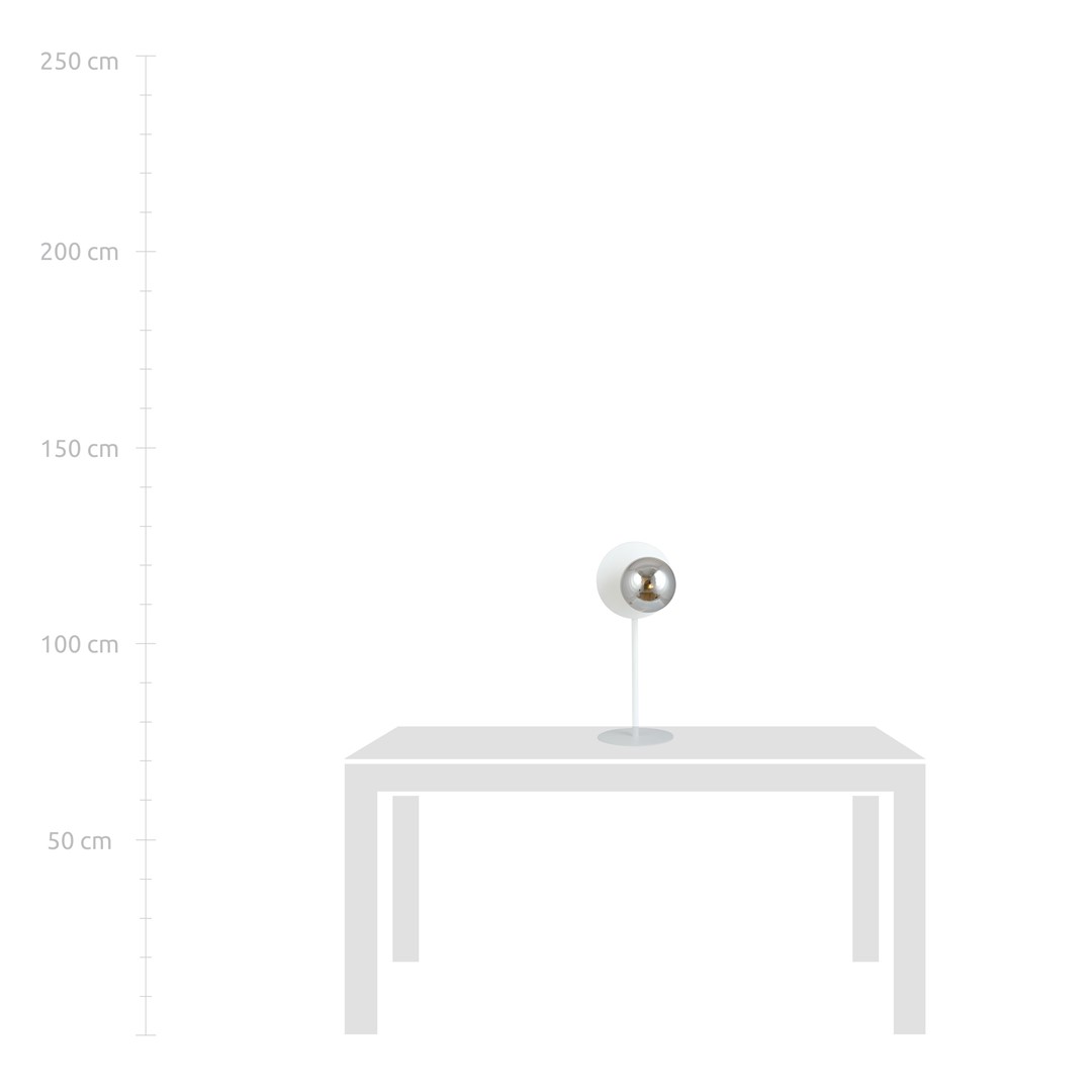 Tafellamp Trieskand Wit Ø14 cm - Afbeelding 5