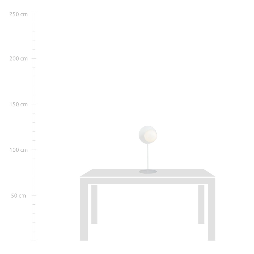 Tafellamp Slaumal Wit Ø15 cm - Afbeelding 5