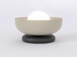 Tafellamp Skeekona Wit Ø10 cm