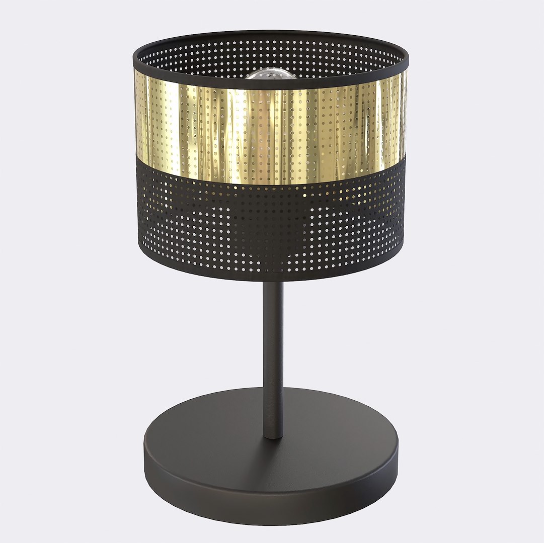 Tafellamp Cauden Zwart Ø20 cm
