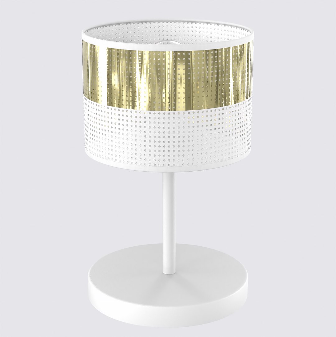 Tafellamp Toske Wit Ø20 cm