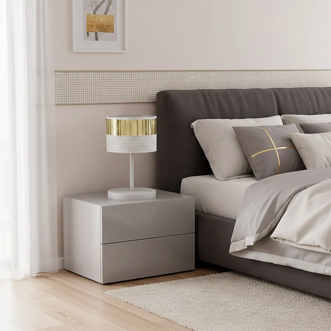 Tafellamp Toske Wit Ø20 cm - Afbeelding 2