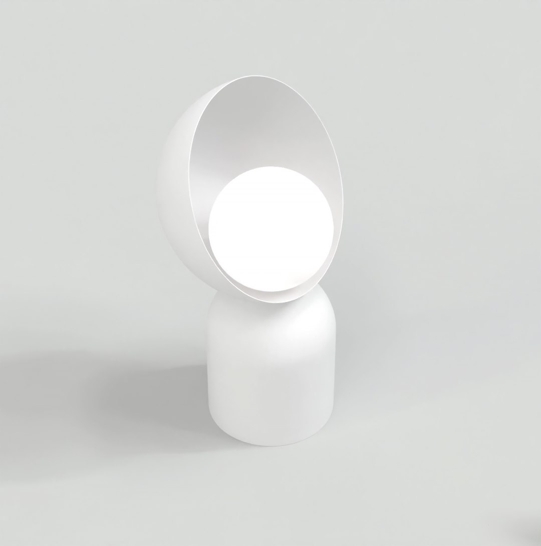 Tafellamp Fledio Wit Ø10 cm - Afbeelding 3
